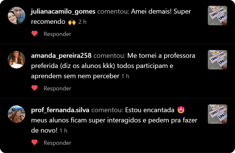 Depoimentos